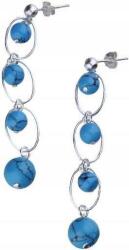 Lovrin Ezüst fülbevaló 925 kék golyókkal 5, 40 időtlen ajándék (Lovrin 47287)