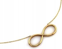 Lovrin Arany nyaklánc 585 nagy végtelen jellel r45 modern minta ajándék