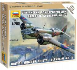 Zvezda Wargames (II. világháború) Repülőgép 6230 Brit bombázó Bristol Blenheim IV (1: 200)