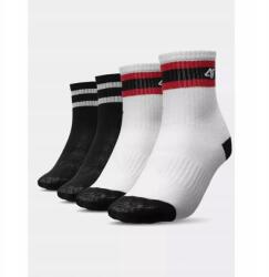 4F Gyermek Zokni 2 Pár Fekete és Fehér Méret 32-35 (4FJAW22USOCM058)