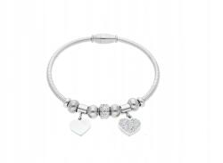  Női karkötő szívecskékkel SL652 (5095)