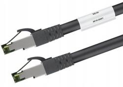 Goobay Patchcord S/ftp Goobay RJ45 RJ45 1 m fekete Lan kábel (66721)