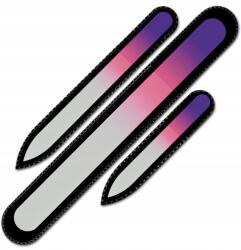 Mont Bleu 3 darabos színes üveg körömreszelő készlet R-BMS01