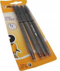BIC Golyóstoll 4 db Fekete 1mm Bic Cristal CLIC (854235)