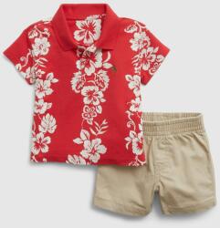GAP Бебешки комплект облекло Brannan Bear поло и шортс GAP GAP | Cherven | Момчешки | 50-62