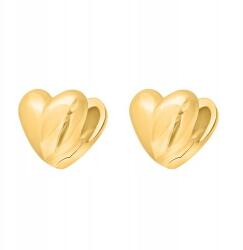 Lovrin Arany fülbevaló nőknek, 585-ös arany, szíves minta, 3, 35g, szélessége 12, 20mm, 14 karátos, divatos design (64125386)