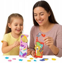  Diy Készlet - 52 Alkatrész Színes Medálok Készítéséhez Gyerekeknek (B059)