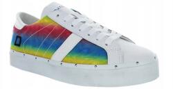 D. A. T. E D. a. t. e. Olasz női félcipő Hill Double szivárványos bőr fehér 39 (W301-HD-PO-SH)