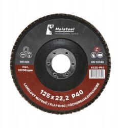 Molatool korund lamellás csiszolótárcsa 125 mm P40 (745110365341)