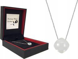 Lovrin Ezüst nyaklánc 925 holdkő párna divatos minta ajándékba (Lovrin)