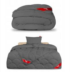 Softimi Egész Éves Antiallergén Paplan 140X200 1 Párna 70X80 4 Évszakos (QUILT-140X200-300+1X70X80-GRAY_)