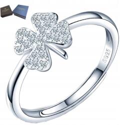 Mennica Świdnicka Ezüst 925 Állítható Lóhere motívumos gyűrű Női Ajándék