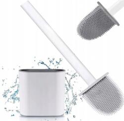 JKR 1Mcz szilikon WC-kefe lapos állvánnyal 35cm, kék (E-DOM)