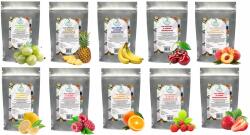 Aromat Zselé Készlet 10x100g 10 Íz, egészséges desszert, süteményekhez MIX