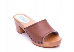 Marcus Fából készült flip-flop papucs marcus sarokmagasság 7.5 cm (kor-50)