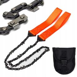  Kézifűrész Láncfűrész Fűrészlap Feltekerhető Túlélő Kemping Kézi Acél (PIŁA ŁAŃCUCHOWA)
