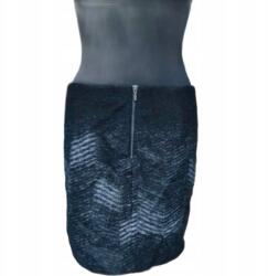 Esprit Midi Szoknya Kényelmes, Elegáns, Cipzáros Fekete 38-as Méret (UB000107)