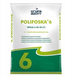 Grupa Azoty Polifoska 6 Összetett műtrágya, nitrogén granulátum, 10 kg, gyepre és cserjékre (POLIFOSKAET)