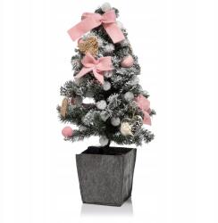 Weltbild Karácsonyfa Led Filc Kaspóban Kész Dekoratív Medálokkal 50 Led (461611)