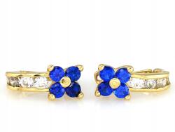 Lovrin Arany fülbevaló 585 14kt zafír cirkónia mintával 1, 31g kislányoknak (Lovrin)