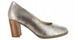 Gabor Félcipő női ezüst szürke bőr 37 (62.110.43)