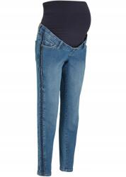 Bonprix 50-ES Kismama Farmernadrág Kontrasztos Mintával