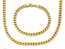 Lovrin Arany szett 585 14kt nyaklánc és karkötő 16.25g elegáns ajándék (Lovrin)