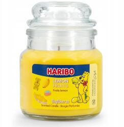 HARIBO Illatgyertya üvegben, citromos gumicukor illattal, ajándék ötlet Haribo 85 g (4260725363545)
