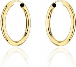 Lovrin Arany fülbevaló sárga aranyból, karika, 585, 2, 2 cm, könnyű, ideális ajándékba, 14K, divatos