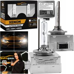 Auto Gamma Xenon izzó D1S 35W 4300K Prémium +100% 2 darabos készlet