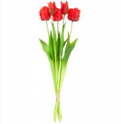 Martom CV13899-8 Tulipán Csokor Tulipán Papagáj Művirág Gumírozott 5DB j (CV13899-8)