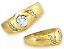 Lovrin Arany női gyűrű, 375-ös finomságú, időtálló, 19-es méret, 7, 8 mm széles