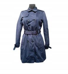 Ralph Lauren Női Hosszú Kabát Övvel, Sötétkék, XL-es Méret (UB000032)