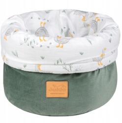 Jukki Tároló Kosár Babakiegészítőknek Kétoldalas Pamut Velvet Jukki (5904506819447)