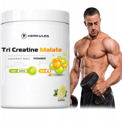 HERKULES Tri Creatine Malate Por 500g Kitartás, Kognitív Funkciók (CM3 jabłczan)