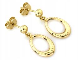 Lovrin Arany fülbevaló 375 9k lógó női 0.90g stekkeres 21mm elegáns