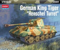 Academy Makett készlet tank 13423 Német King Tiger "Henschel torony" (1: 72) (8809845381136)