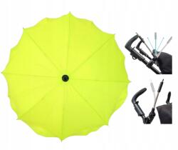 Skyline Babakocsi napernyő, sárga-lime zöld, kerek, napvédő, 75 cm, UV50 szűrő Pl (PO00064)