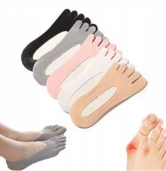  Női Bunion (bütyök) Korrigáló Zokni, 5 Darabos Ortopédiai Lábujj-egyenesítő Láthatatlan Zokni Szett (Bomevarica7891536)