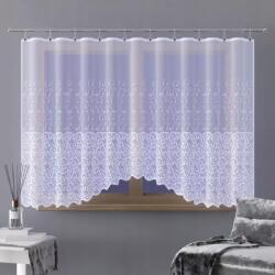 Wisan Elegáns finom fehér jacquard függöny Brunera nappaliba 300x150cm (AWA09800)