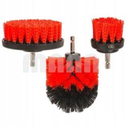 MAAN Tisztító kefék fúrógéphez, 3 darabos készlet