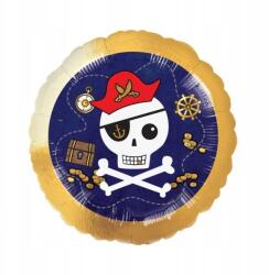Amscan Fólia Léggömb Kalóz Koponya 18" Ideális Tematikus Partikra