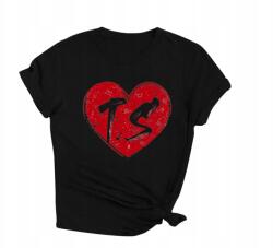  Hohololo Női póló nyomott mintával Ts Fekete L-es méret (B0CQ2NBXGY)