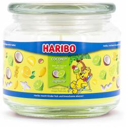 HARIBO Illatos gyertya üvegben, kókusz-lime illattal Haribo Coconut Lime 300 g (4262399024333)