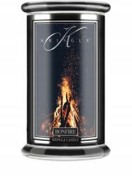 Kringle Candle Bonfire Kringle Candle nagy gyertya két kanóccal (624g) Reserve sorozat (0153-001523)