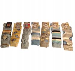  7 pár színes gyermek térdzokni szett, 17-18 cm-es méret (SC0120)