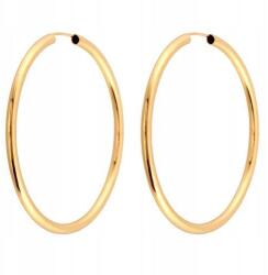 Lovrin Női arany fülbevaló 585 karátos karika klasszikus és stílusos kiegészítő a megjelenéshez (61113337)