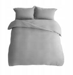 Paplanhuzat 2 db 200x135 cm Párnahuzat 2 db 50x90 cm Szürke (B09WN4FLR1-1)