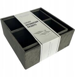 Dekorációs kosár 3 db-os luxus (3004952)