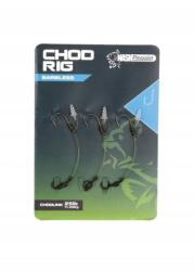 Nash Előke Nash Chod Rig 6-os Méret Micro Barb, 3db/csomag T6302 (T6302)